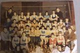 thumbnail: An old photograph of Wicklow Boxing Club from the 1976 with Tom in the top far right corner.