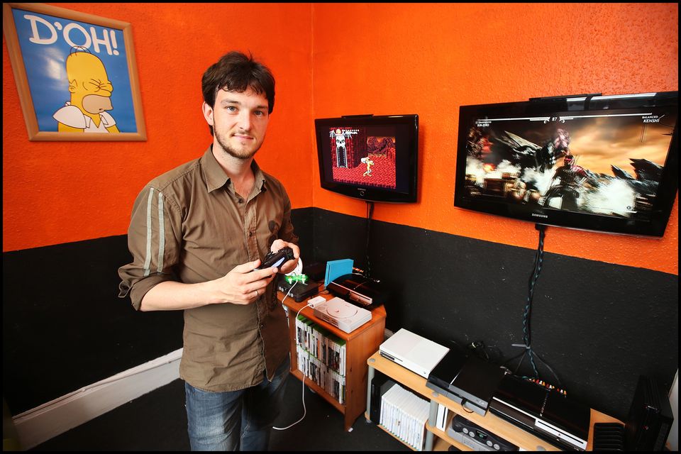 Ciaran Hogan at The Clockwork Door where some consoles were stolen during Culture Night last year