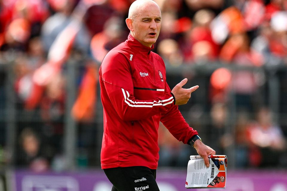 Derry interim manager Ciarán Meenagh. Photo: Harry Murphy/Sportsfile