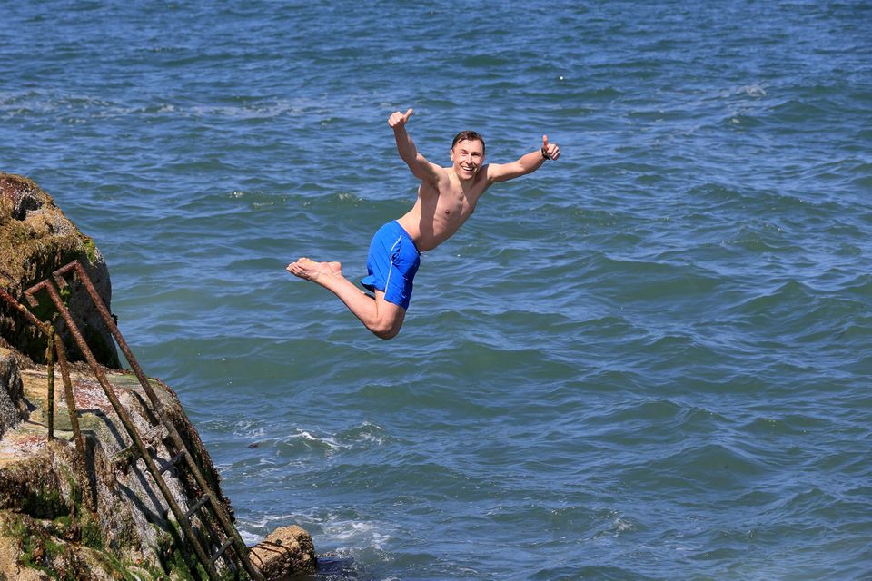 Taking the plunge My dip at the Forty Foot following the bathing