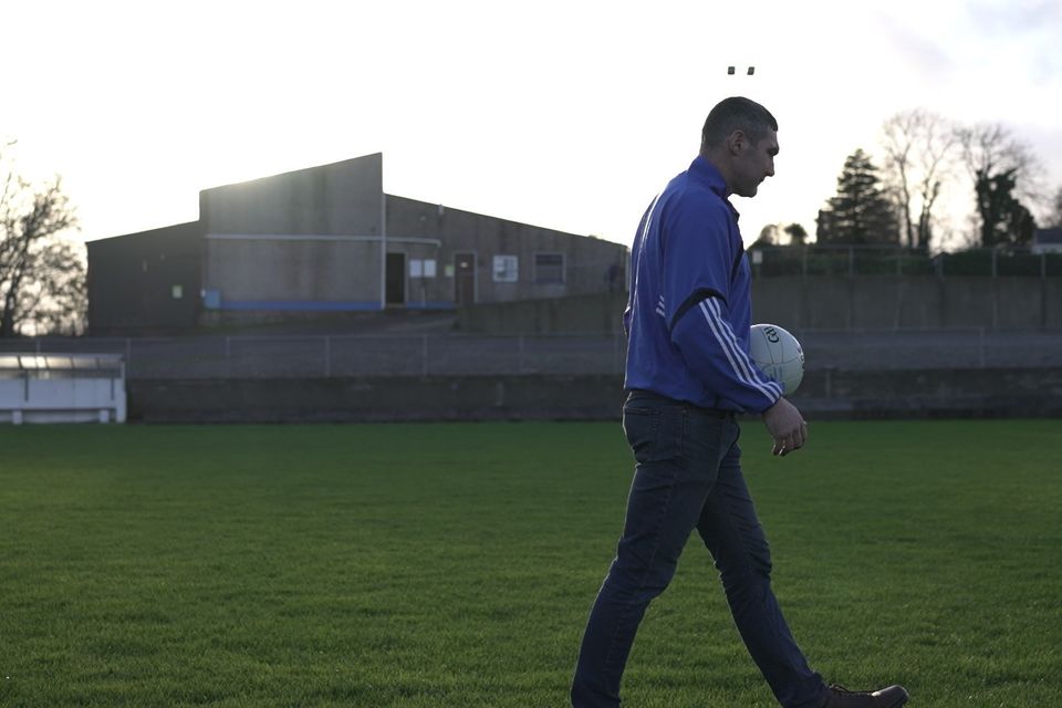 Noel O'Leary out for a training session in Páirc Uí Shíocháin in Cill na Martra, his home club.