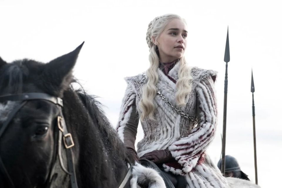 Emilia Clarke as Daenerys Targaryene in Game of Thrones