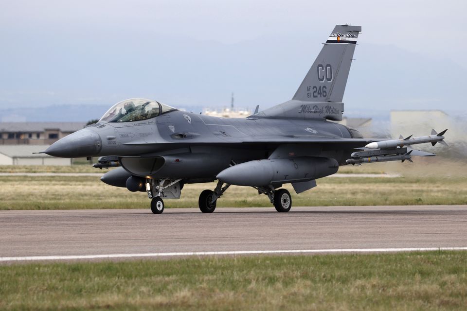 F-16 jets are to be supplied to Ukraine by some Nato allies. Photo: David Zalubowski/AP