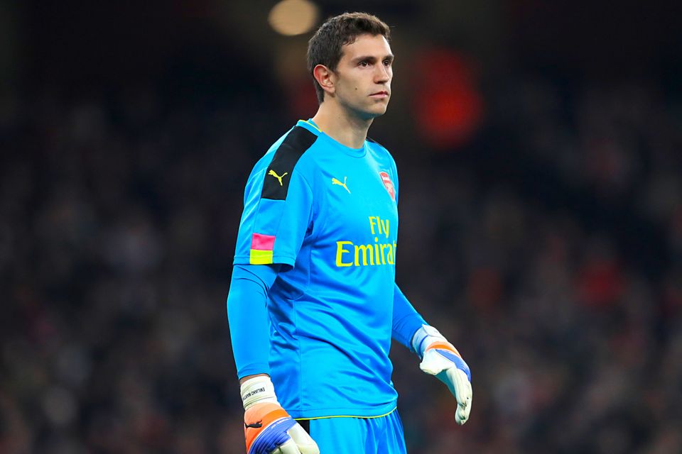 Emiliano Martinez hopes he can challenge to be Arsenal's number one when he returns
