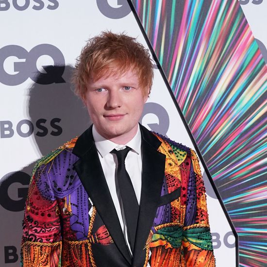 Elton John styled Ed Sheeran for GQ Men of the Year Awards