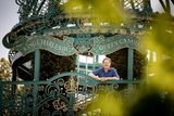 thumbnail: Diarmuid Gavin works on his Coronation Garden at Hazelbank park on the outskirts of Belfast on May 4th 2023 (Photo by Kevin Scott for Irish Independent)