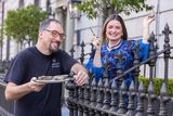 thumbnail: Kian Louët Feisser and his wife Mary pictured celebrating their success in the Irish Food Writers Awards earlier this year