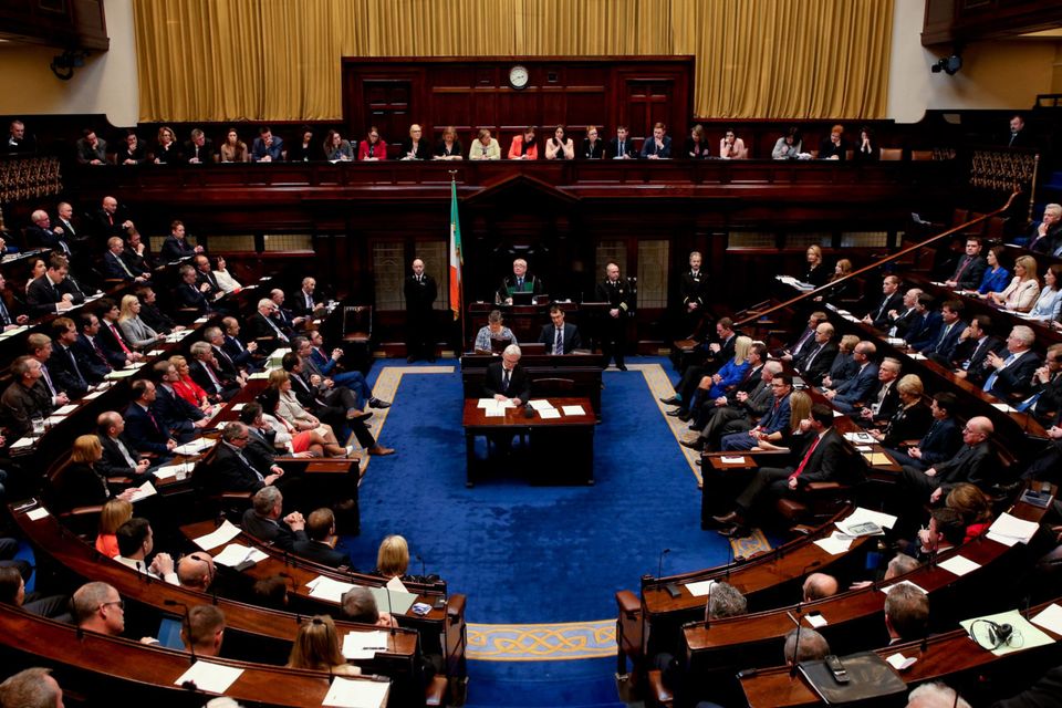 Dáil Éireann. Stock picture