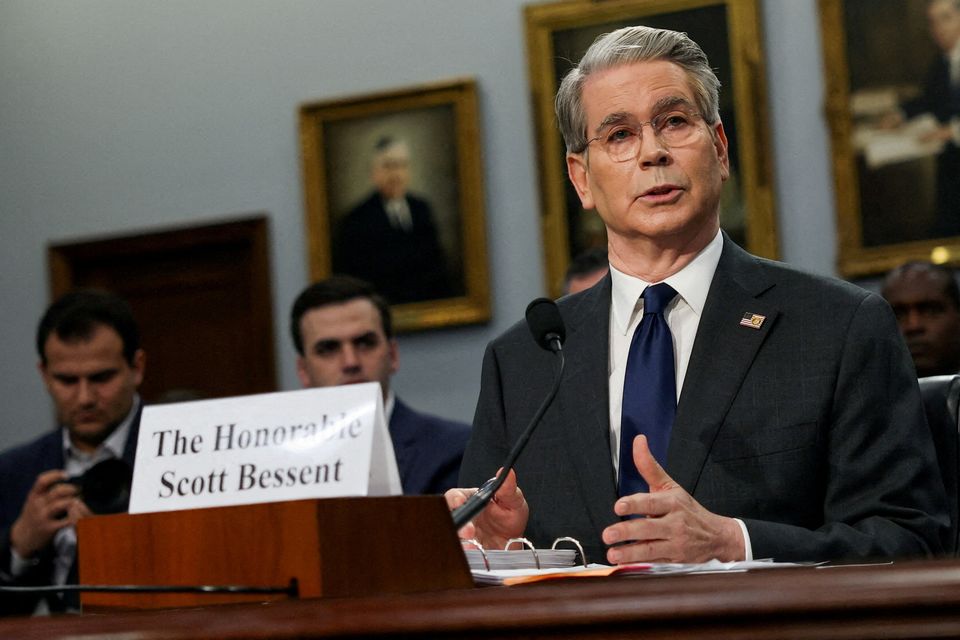 US Treasury Secretary Scott Bessent: Photo: Reuters