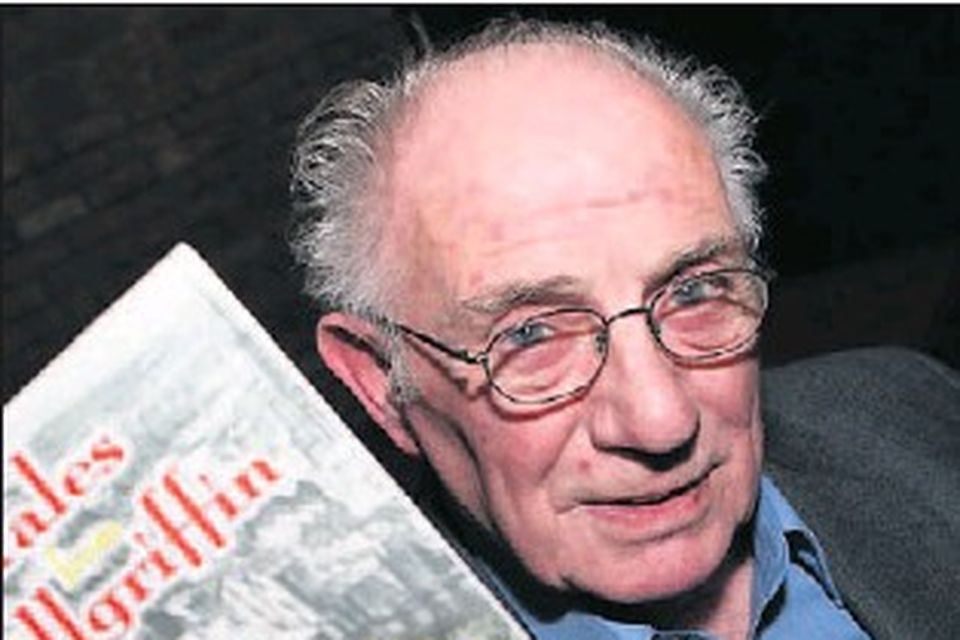 Drogheda author Tom Winters who launched his book, Tales from Kilgriffin and other stories in McHugh's last week. Credit: Paul Connor