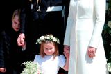thumbnail: The Duke and Duchess of Cambridge with Prince George and Princess Charlotte leave St George's Chapel in Windsor Castle after the wedding. PRESS ASSOCIATION Photo. Picture date: Saturday May 19, 2018. See PA story ROYAL Wedding. Photo credit should read: Andrew Matthews/PA Wire