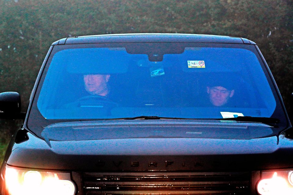 Wayne Rooney is driven in to Everton's Finch Farm Training Ground, after being banned from driving for two years and ordered to perform 100 hours of unpaid work as part of a 12-month community order. PRESS ASSOCIATION Photo. Picture date: Tuesday September 19, 2017. Photo credit should read: Peter Byrne/PA Wire