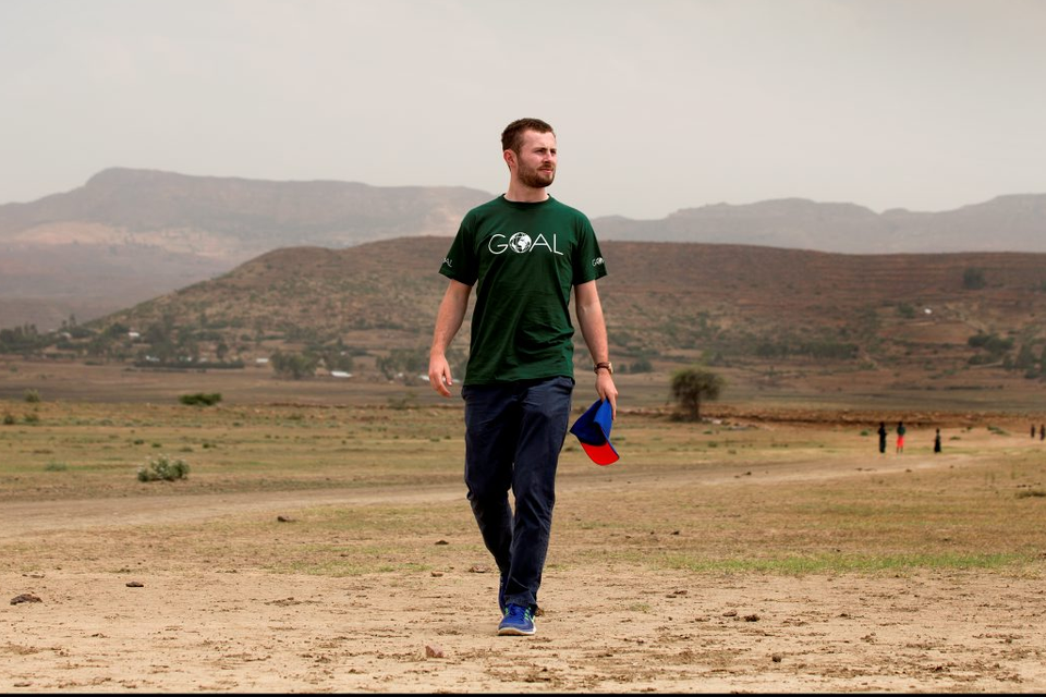 Dublin Footballer Jack McCaffrey Goal trip to Ethiopia. Photo: David Conachy