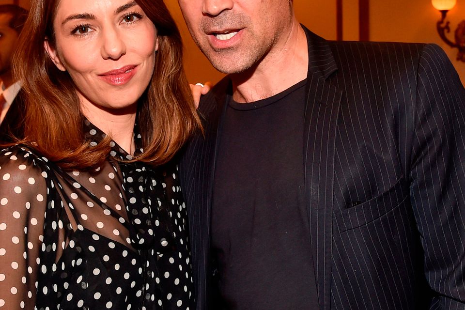 Director Sofia Coppola (L) and actor Colin Farrell at CinemaCon 2017- Focus Features: Celebrating 15 Years and a Bright Future at Caesars Palace during CinemaCon, the official convention of the National Association of Theatre Owners, on March 29, 2017 in Las Vegas Nevada.  (Photo by Alberto E. Rodriguez/Getty Images for CinemaCon)