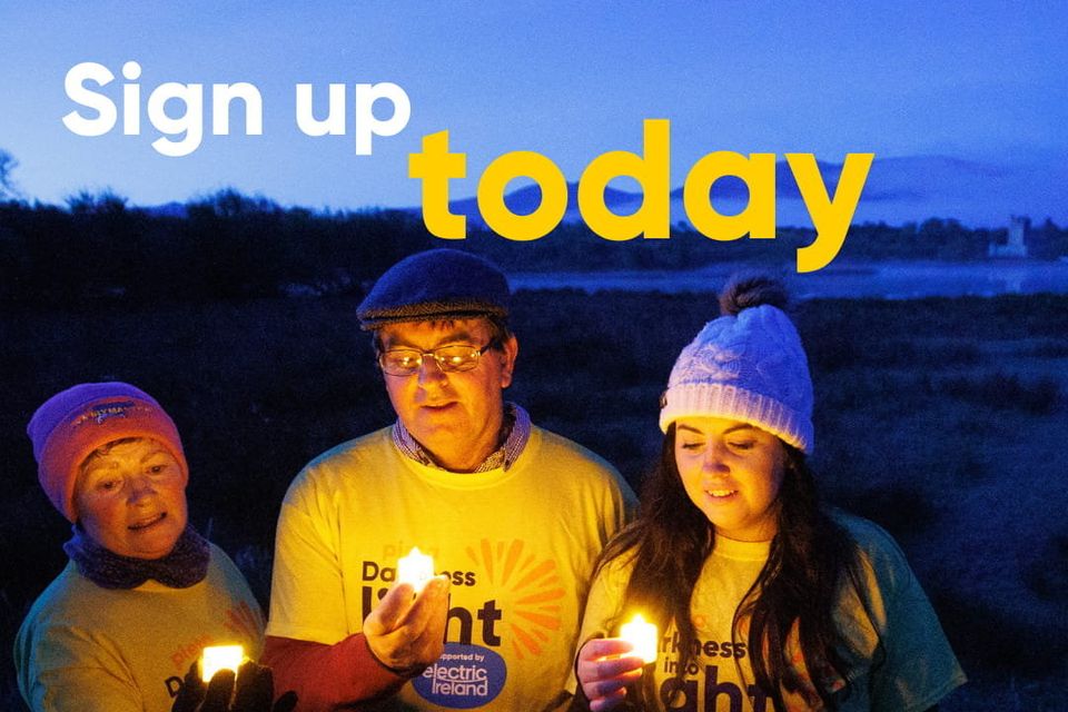 Walkers are encouraged to sign up for the upcoming 'Darkness into Light' walk in Tarbert which takes place in the early hours of Saturday, May 11.