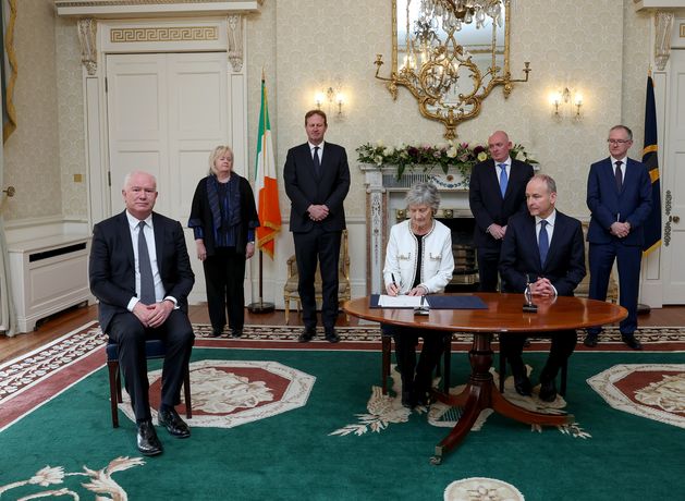 Senan Molony: President Catherine Connolly has it both ways as she signs International Protection Act 2026 into law