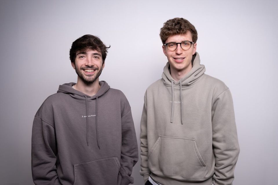 Carlos Fontclara and Albert Beltran, founders of Balance Phone