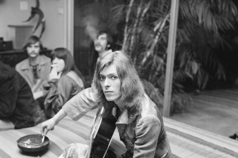 Changes: David Bowie jams at a party in LA in January 1971, the year he released Hunky Dory