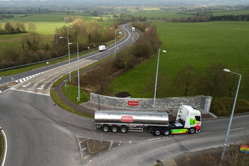 Dairygold milk truck