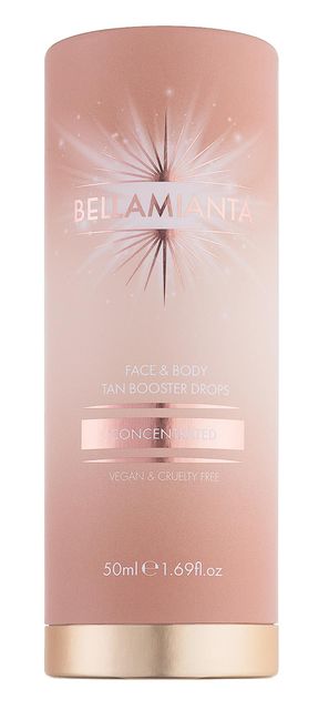 Bellamianta Face & Body Tan Booster Drops (€43 via bellamianta.com)