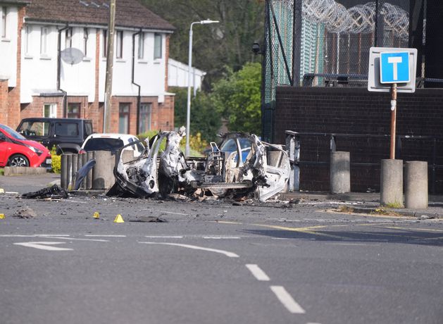 Man charged in relation to car bomb attack on Dunmurry police station