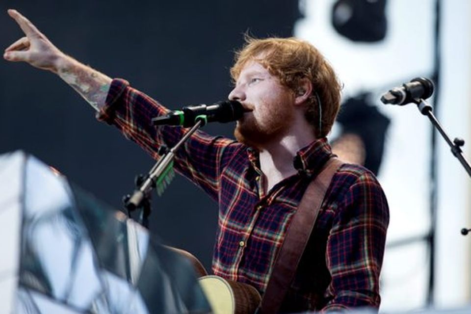 Ed Sheeran in concert at Croke Park, Dublin. Picture:Arthur Carron