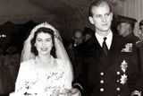 thumbnail: Britain's Queen Elizabeth and Prince Philip at their wedding in 1947