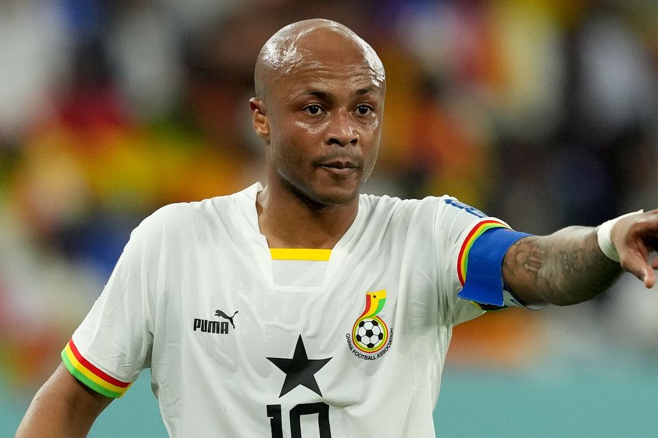 Ghana captain Andre Ayew has joined Forest until the end of the season (Martin Rickett/PA)