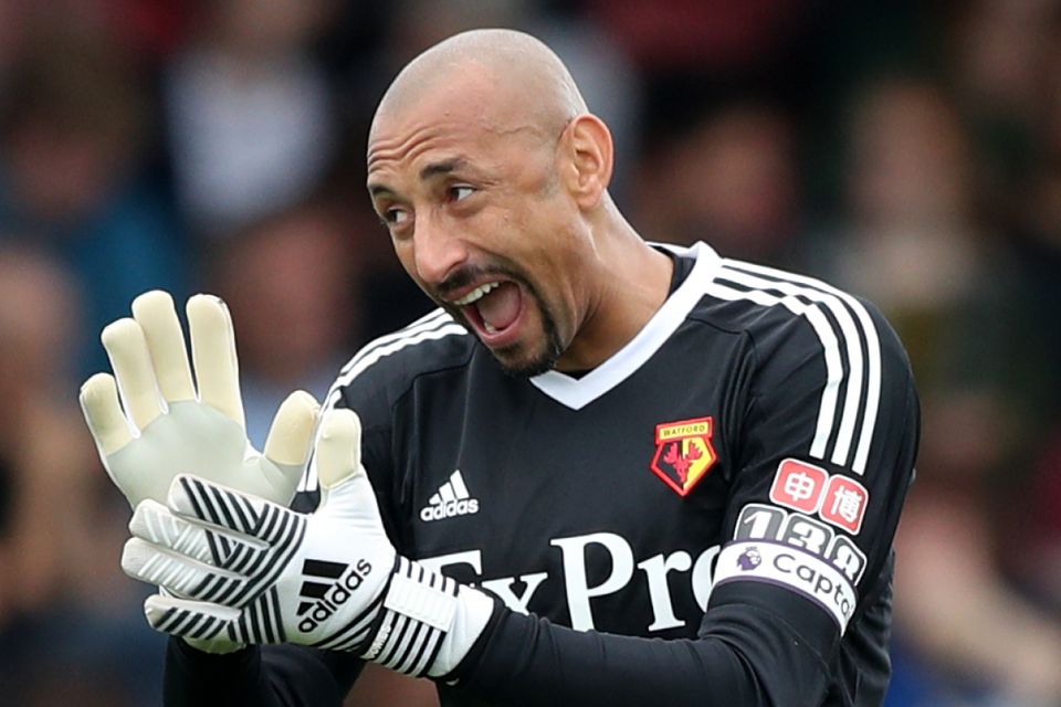 Heurelho Gomes has signed a two-year contract with Watford