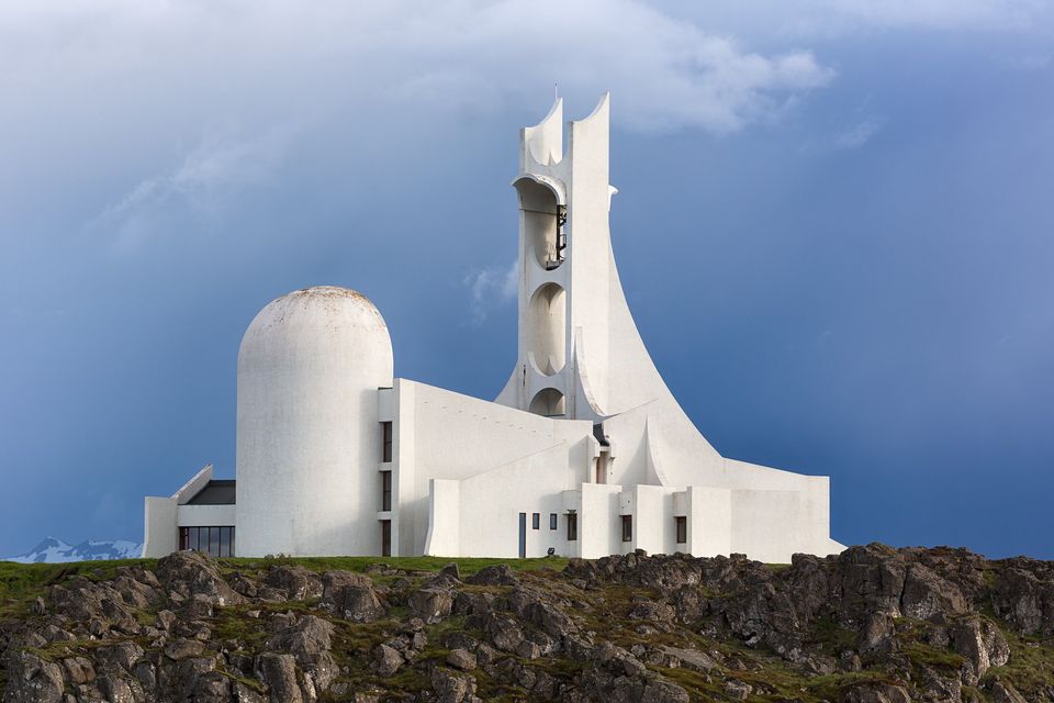 Eye-catching church in Stykkisholmur. Photo: Getty