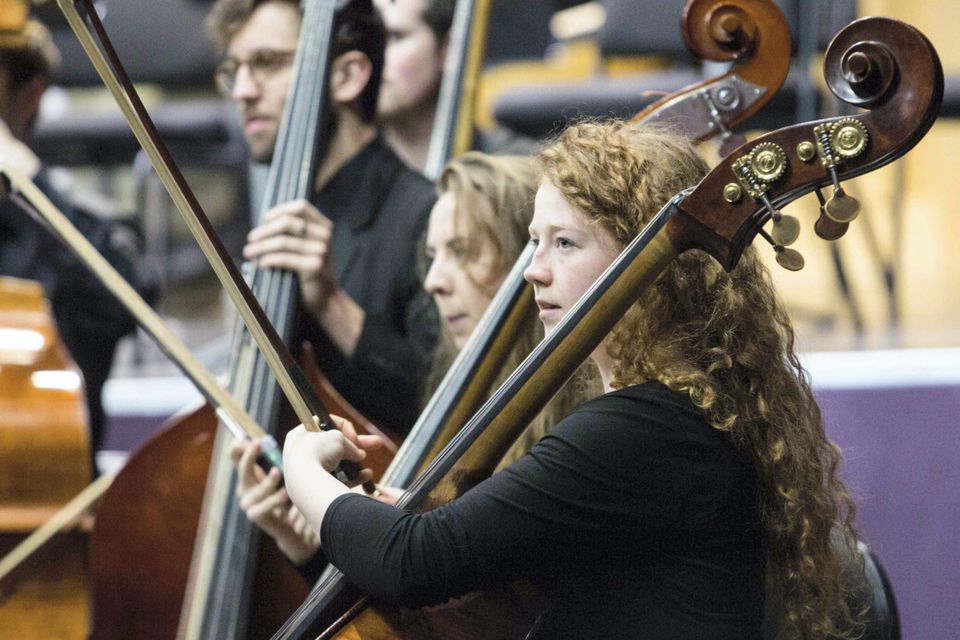 The Cork School of Music  Symphony Orchestra performing at the CIT Cork School of Music open day.