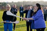 thumbnail: Northern Ireland First Minister Michelle O'Neill (left) and Deputy First Minister Emma Little-Pengelly during a visit to St. Paul's GAA club in west Belfast. Picture date: Wednesday March 6, 2024. Photo: Niall Carson/PA Wire