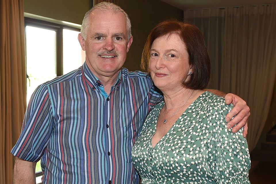 Jim and Susan Heron at the Heeney family reunion in The Glenside Hotel. Photo: Colin Bell Photography