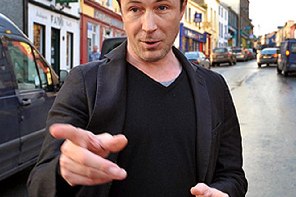 Aiden Gillen pictured in Dingle, County Kerry on Friday