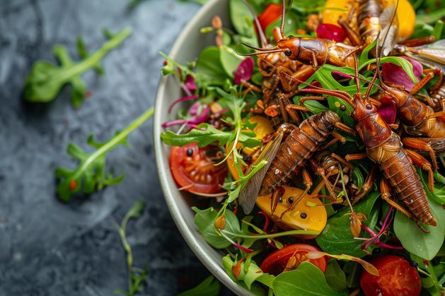 Lab-grown burgers and cricket salads ‘could be meal staples by 2054’