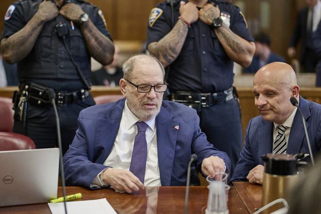 Key witness gestures at Harvey Weinstein in heated courtroom confrontation