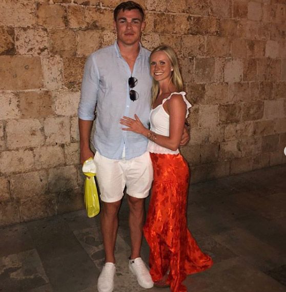 Garry Ringrose and girlfriend Ellen Beirne. Picture: Instagram