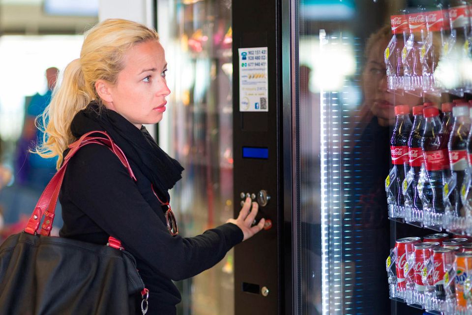 Hospitals were told to install new vending machines which would stock, as a minimum, 60pc of healthy options, and 40pc of other products. Stock Image
