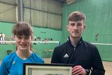thumbnail: Zarah Pender was recently presented with a memorable framed photo by Sam McKay (Coach) for winning the U13 National Championship back in 2020