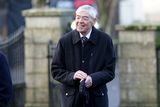 thumbnail: Former Fine Gael leader Alan Dukes at John Bruton's funeral in Dunboyne. Photo: Gerry Mooney