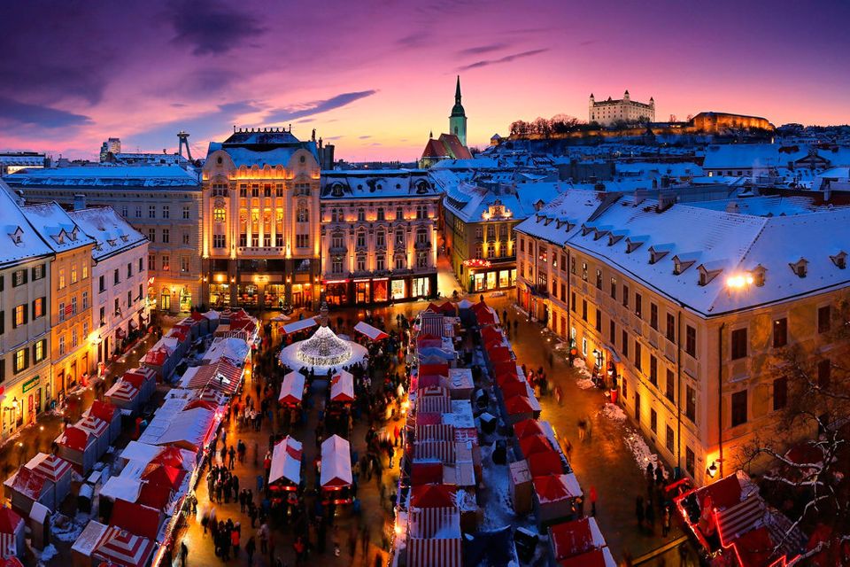 Bratislava's Old Town is postcard pretty