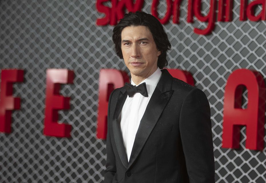 Adam Driver arrives for the premiere of Ferrari at Odeon Luxe, Leicester Square in central London (Jeff Moore/PA)