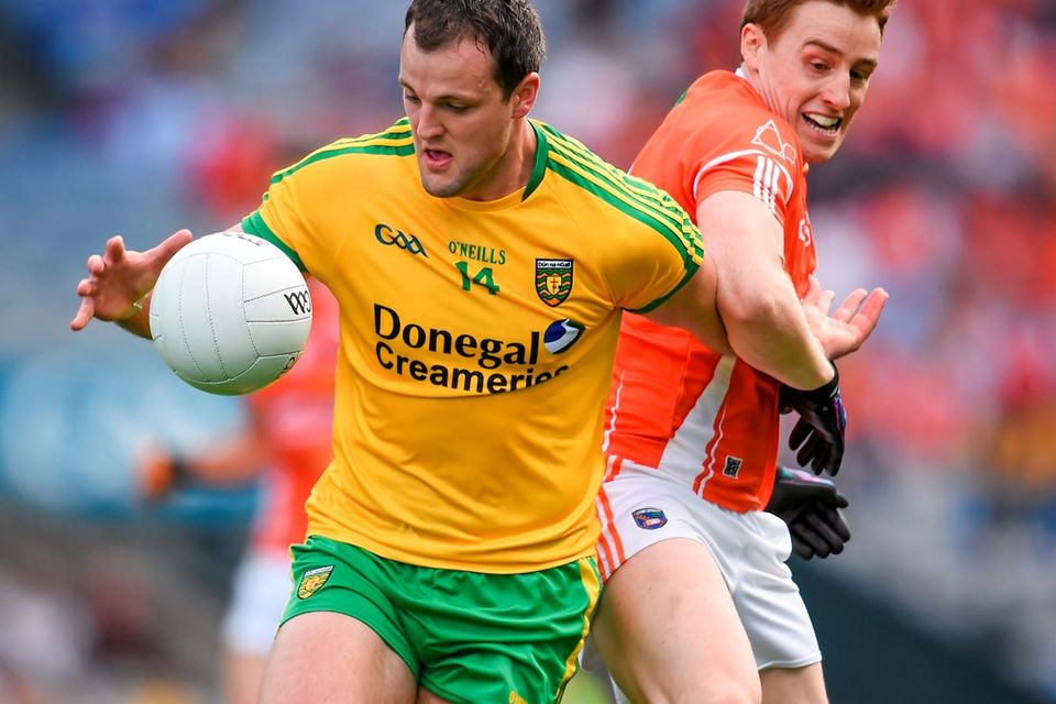 Michael Murphy's tactical deployment will be crucial to Donegal's hopes. Stephen McCarthy / SPORTSFILE