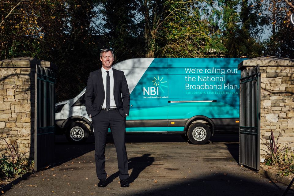 TJ Malone, CEO of NBI deployment, National Broadband Ireland ,  pictured at home in Kildare.
Pic. Brian Arthur

