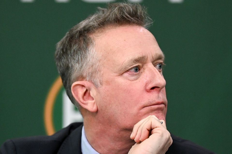 FAI chief executive Jonathan Hill says the search for a new manager is nearing an end. Photo: Stephen McCarthy/Sportsfile