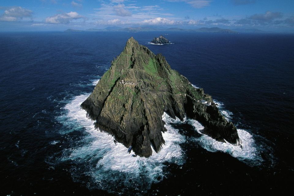 Sceilg Mhichíl, or Skellig Michael, is one of the offshore islands included as part of Kerry Marine National Park, which spans 70,000 acres of widely varying landscape