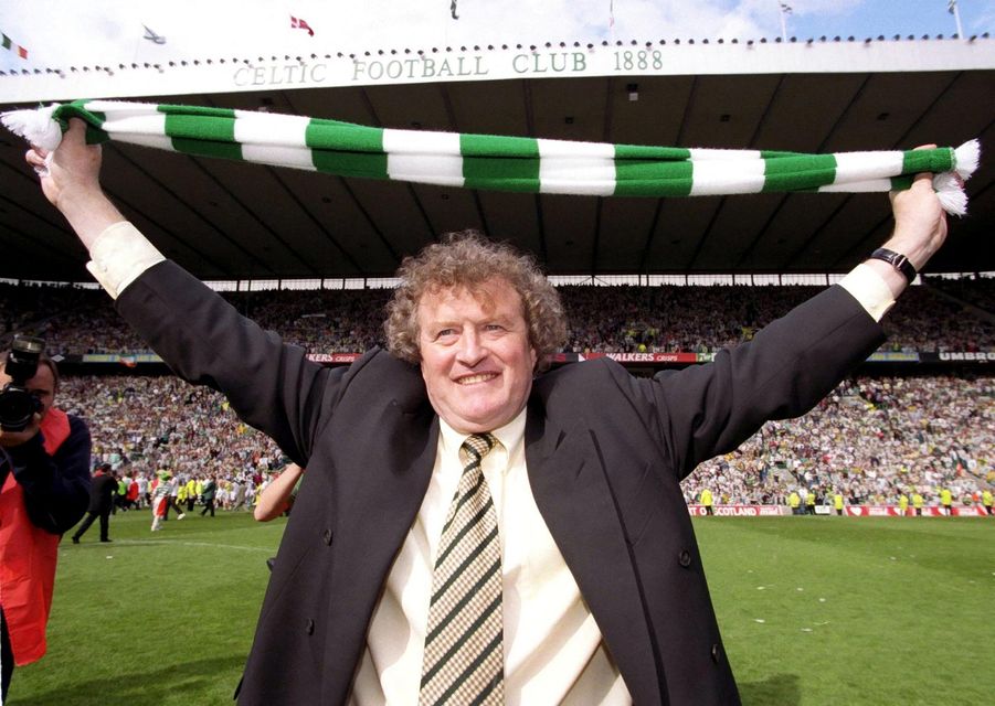 Wim Jansen after being announced as Celtic manager