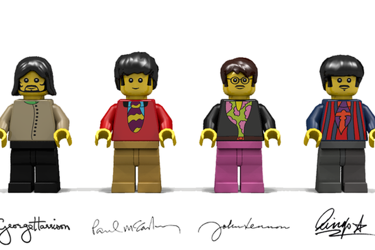 Beatles best sale lego figures