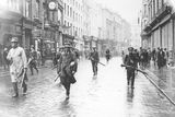 thumbnail: Armed anti-Treaty members of the Irish Republican Army (IRA) in Grafton Street, Dublin during the Irish Civil War