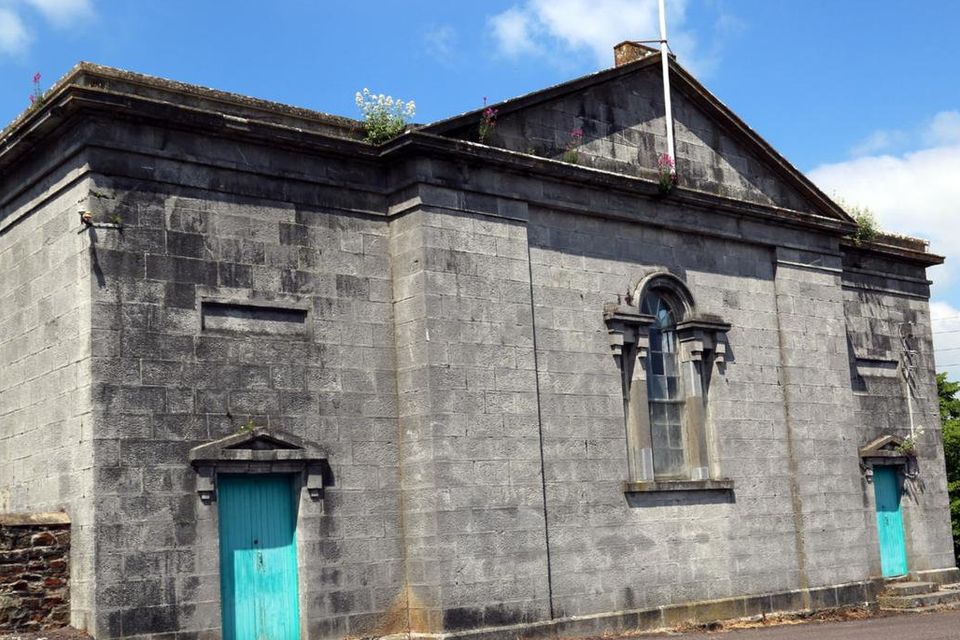 The crumbling landmark former courthouse in Kanturk, which has lain idle since the District Court sittings were transferred to Mallow in 2010. Its condition has been steadily deteriorating since, raising fears that it and the historical treasures contained within its walls could be lost for good.